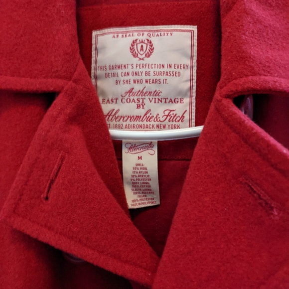Vintage Abercrombie and Fitch Pea Coat - Picture 5 of 8